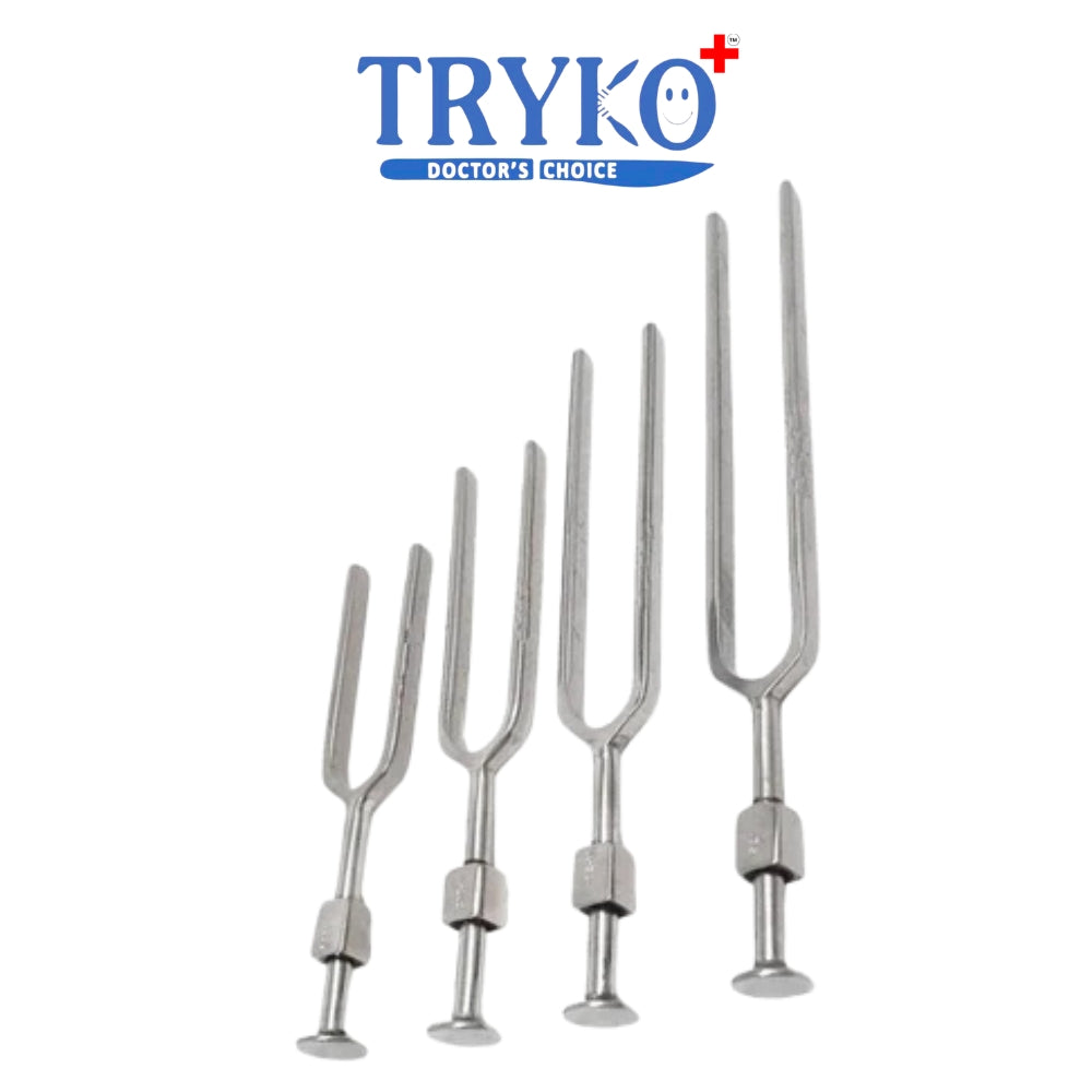 Tuning Fork Set 128 , 256, 512 Hz Brand TRYKO+