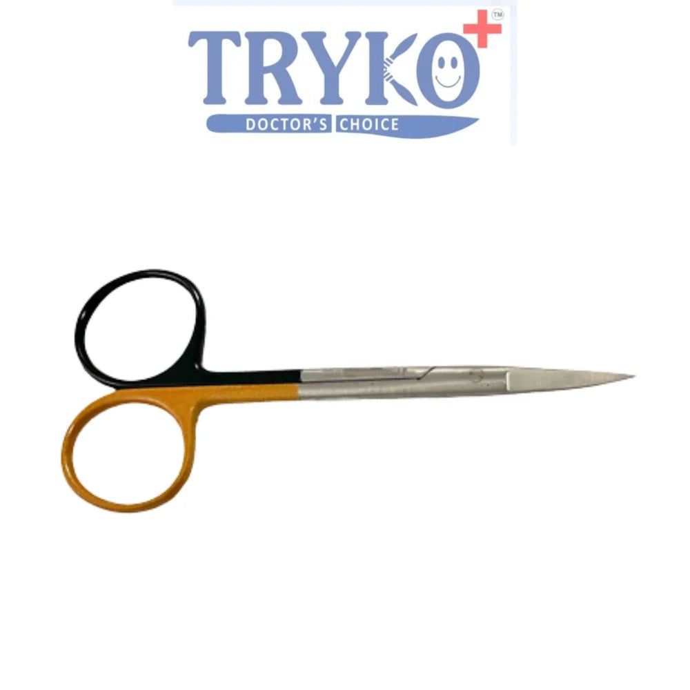 Iris Scissor Supercut T.C, Curved, 4.5 Inch