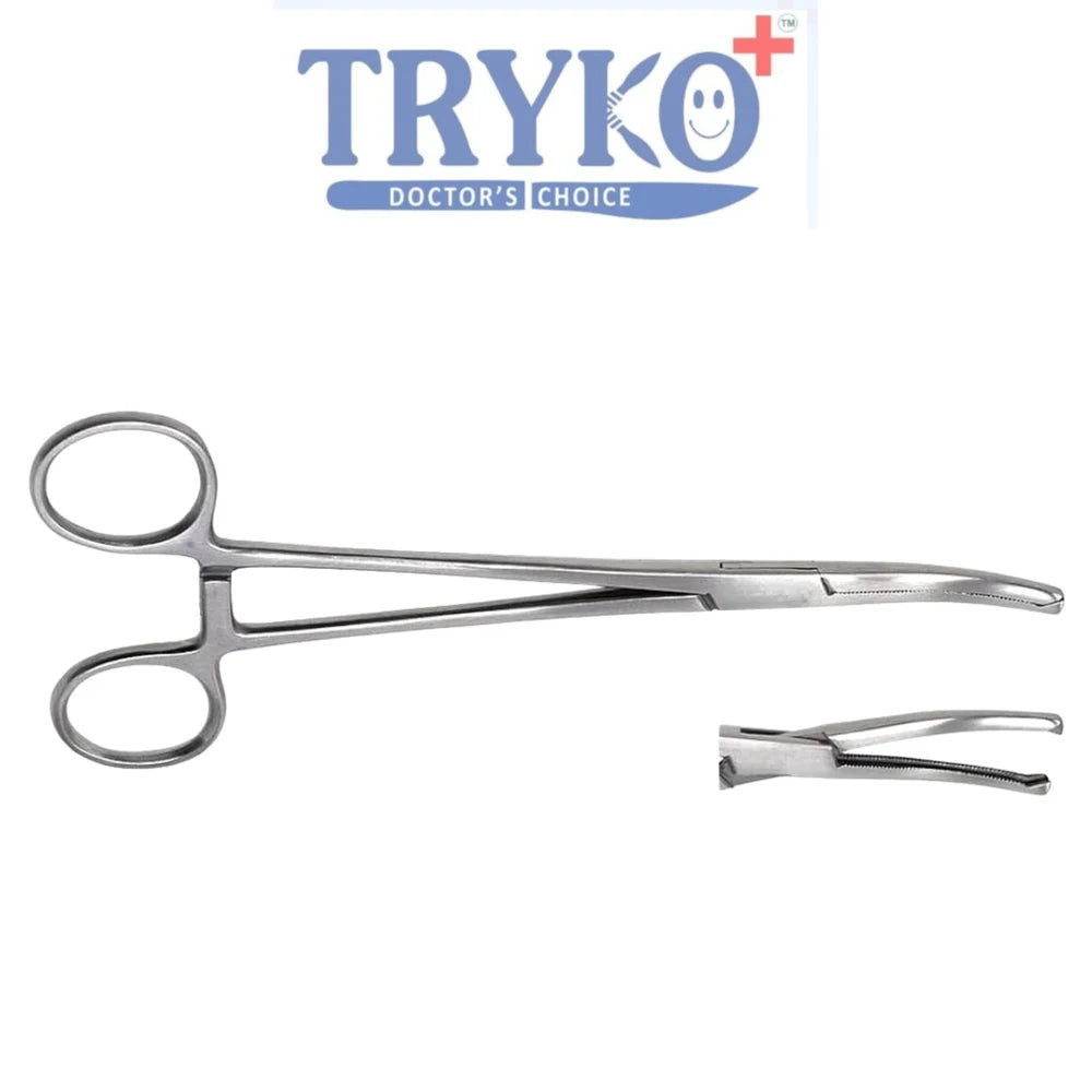 Hysterectomy Clamp, Angular 8 Inch & 10 Inch