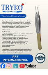 Adson Dissecting Forceps TC Plane 6"