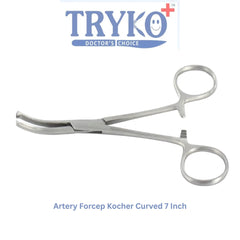 Artery Forceps Kocher Curved 7 Inch