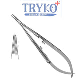 Castroviejo Needle Holder, Flat Handle, Straight 8"