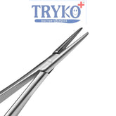 Castroviejo Needle Holder, Flat Handle, TC, Straight 6"