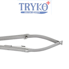 Castroviejo Needle Holder, Round Handle, Straight 7"