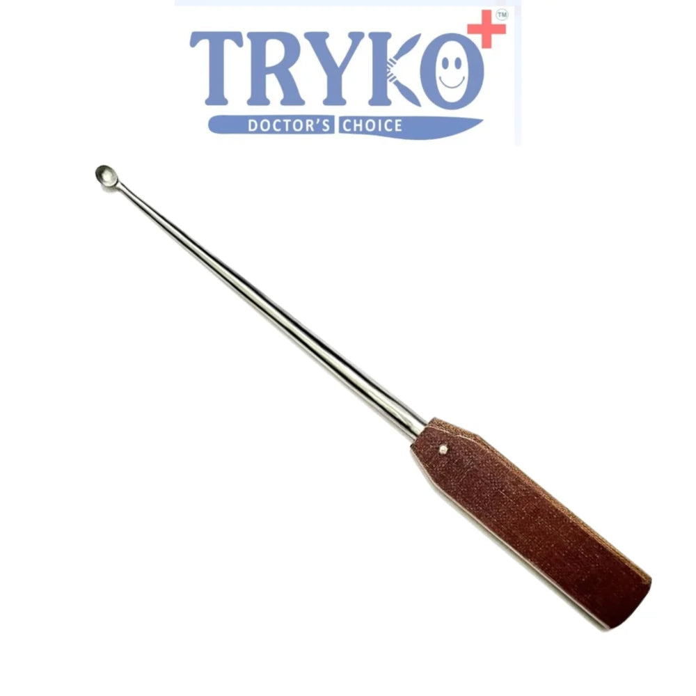 BONE SCOOP FIBRE HANDLE 8 Inch - 1mm, 2mm,3mm, 4mm ,5mm