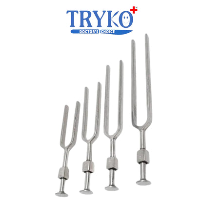 Tuning Fork Set 128 , 256, 512 Hz Brand TRYKO+