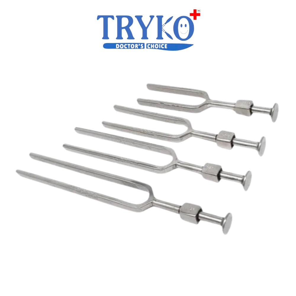 Tuning Fork Set 128 , 256, 512 Hz Brand TRYKO+