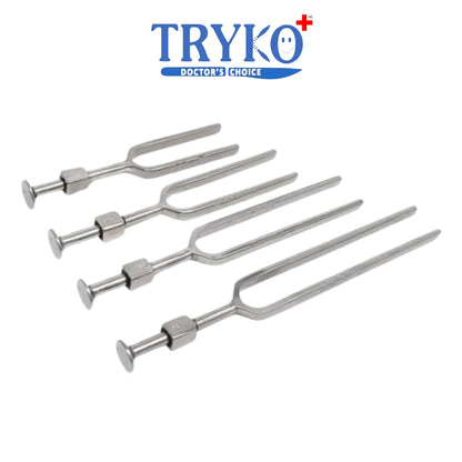 Tuning Fork Set 128 , 256, 512 Hz Brand TRYKO+