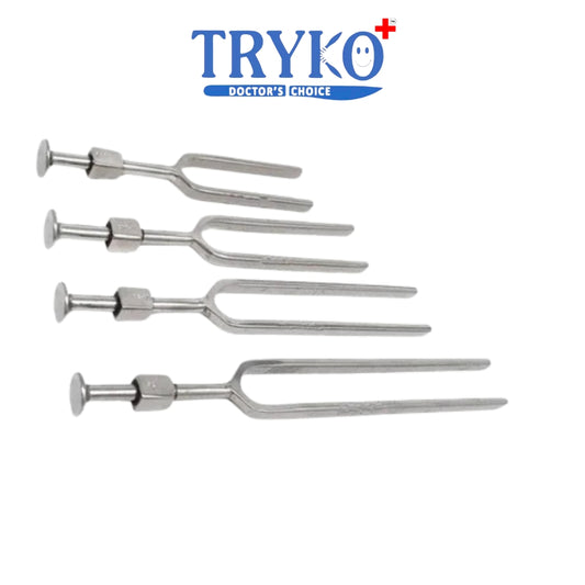 Tuning Fork Set 128 , 256, 512 Hz Brand TRYKO+