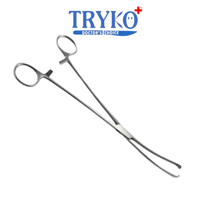 Vulsellum Forceps S.S 8 Inch & 10 Inch  Brand TRYKO+