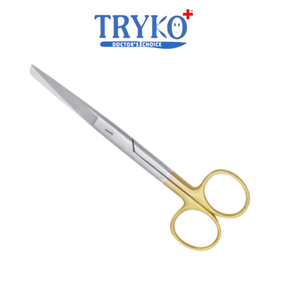 Dressing Scissor, T.C Sharp/Blunt Curved 6 Inch & 8 Inch  Brand TRYKO+