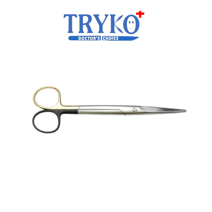 Mayo Scissor Supercut with T.C. Straight 6", 7" &  8 Inches  Inch Brand TRYKO+