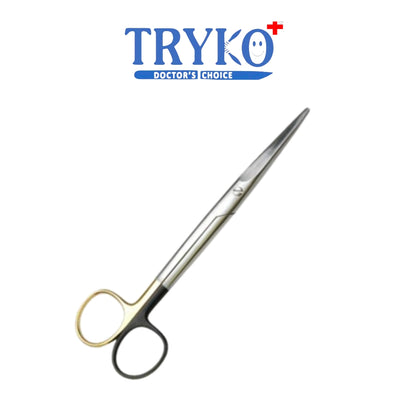 Mayo Scissor Supercut with T.C. Straight 6", 7" &  8 Inches  Inch Brand TRYKO+