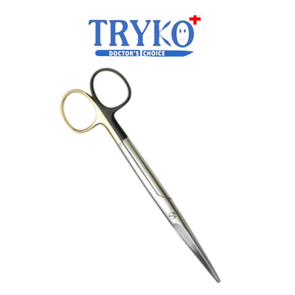 Mayo Scissor Supercut with T.C. Straight 6", 7" &  8 Inches  Inch Brand TRYKO+