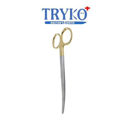 Mayo Scissor T.C. Curved 5", 6", 7", 8", 9",& 10 Inch Brand TRYKO+