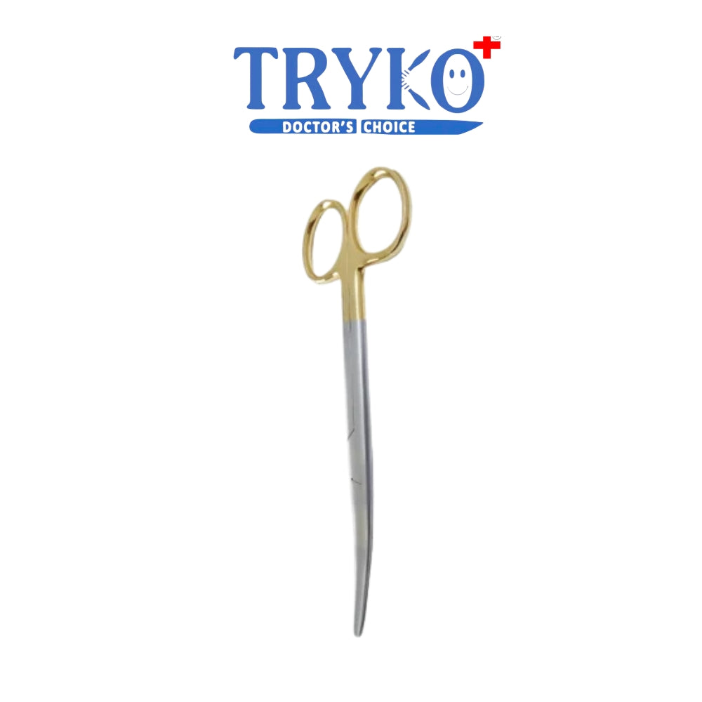 Mayo Scissor T.C. Curved 5", 6", 7", 8", 9",& 10 Inch Brand TRYKO+