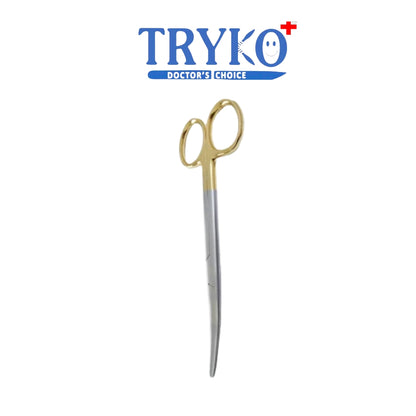 Mayo Scissor T.C. Curved 5", 6", 7", 8", 9",& 10 Inch Brand TRYKO+