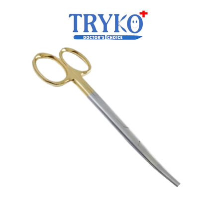 Mayo Scissor T.C. Curved 5", 6", 7", 8", 9",& 10 Inch Brand TRYKO+