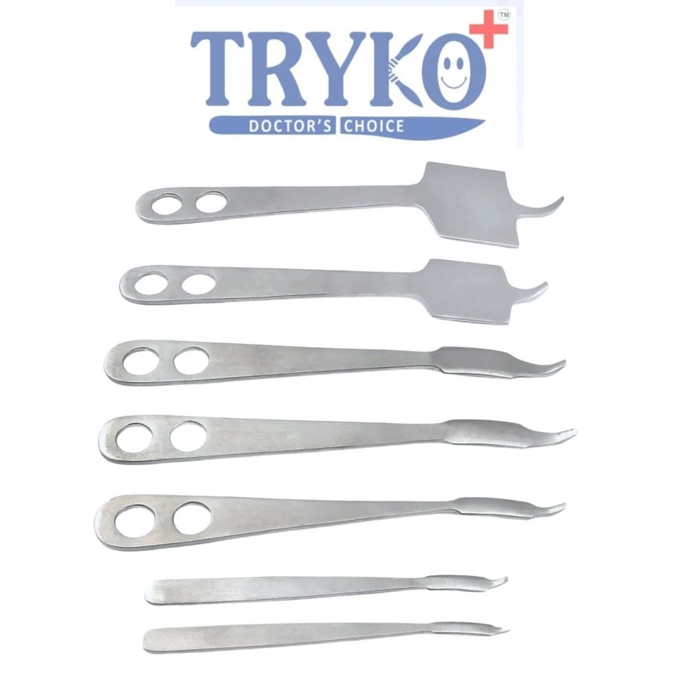 Hohmann Retractor Set of 7 (BONE SPIKE , BONE LEVER)