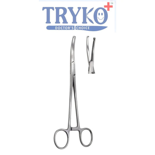 Hysterectomy Clamp, Angular 8 Inch & 10 Inch
