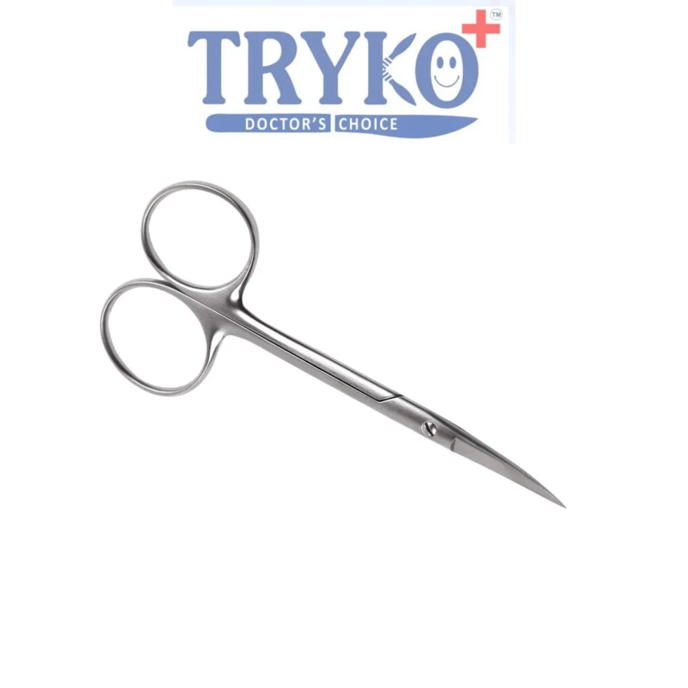 Iris Scissor, Curved 4",4.5",5" & 6 Inch