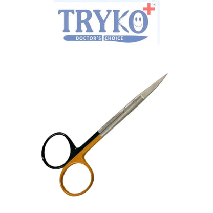 Iris Scissor Supercut T.C, Curved, 4.5 Inch
