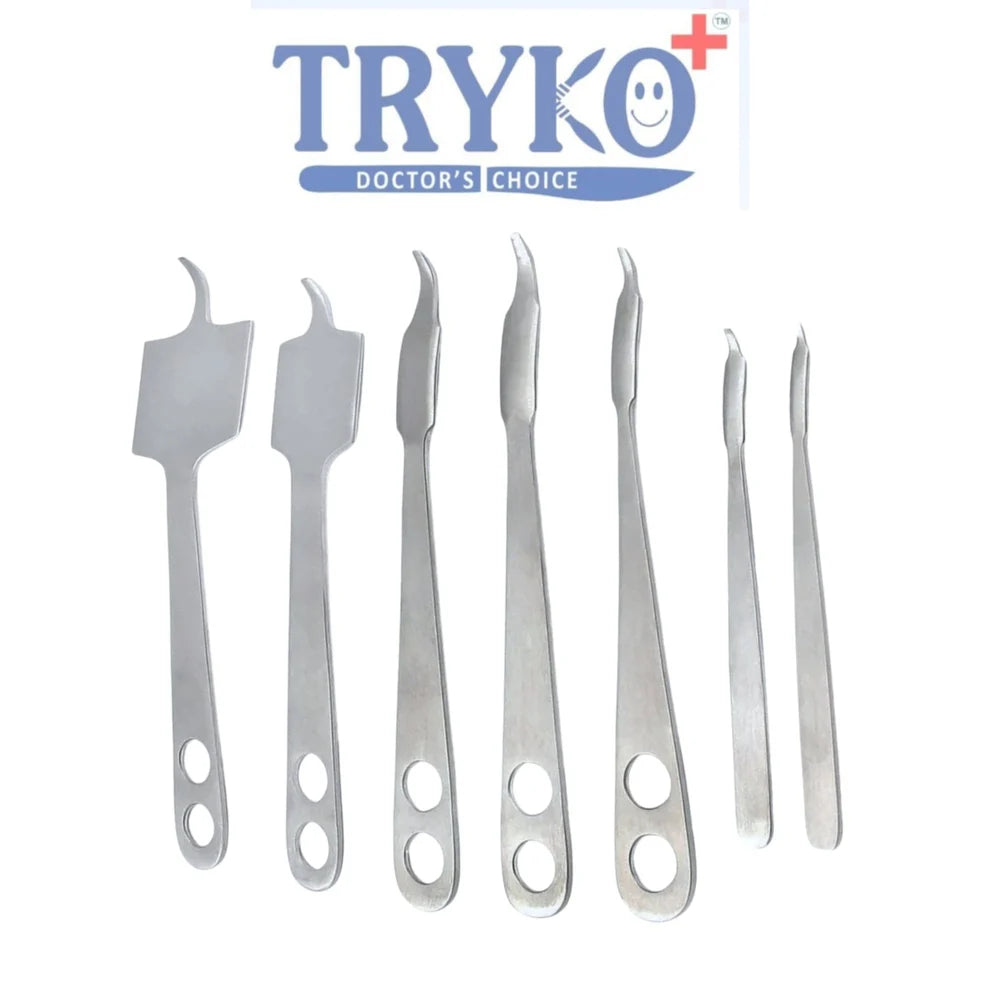 Hohmann Retractor Set of 7 (BONE SPIKE , BONE LEVER)