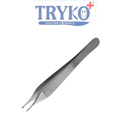 Adson Dissecting Forceps Toothed 4 Inch, 5 Inch, 6 Inch, 7 Inch & 8 Inch