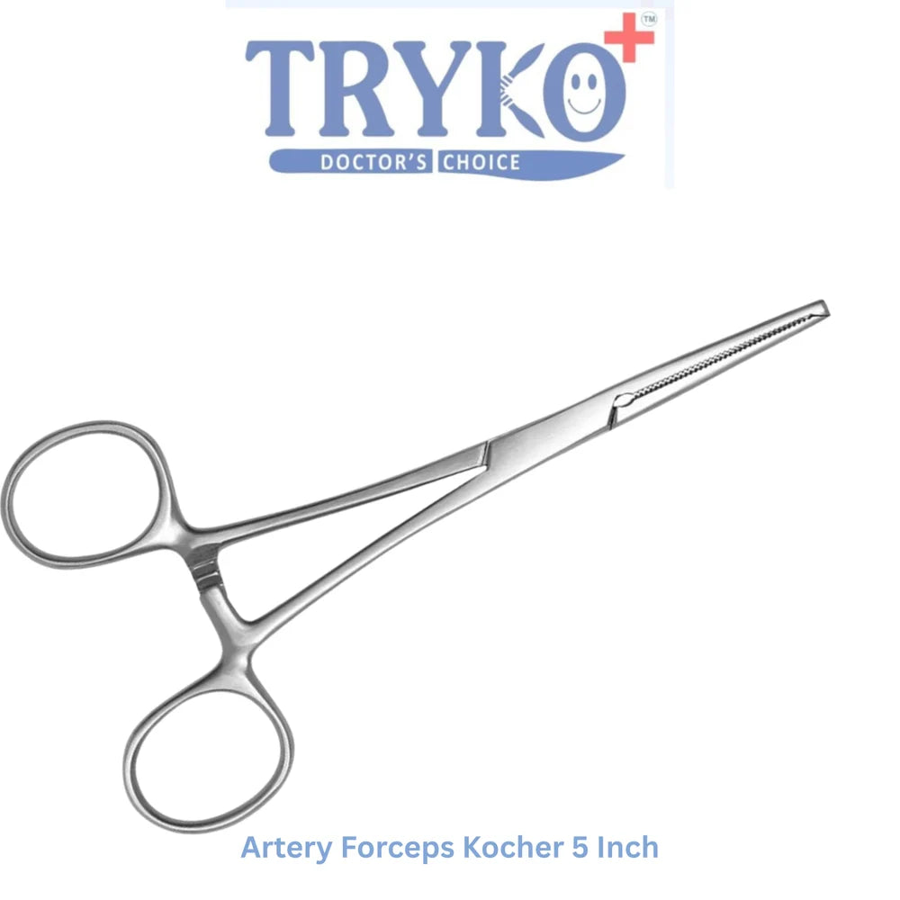 Artery Forceps Kocher Straight 5 Inch To 12 Inch