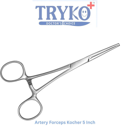 Artery Forceps Kocher Straight 5 Inch To 12 Inch