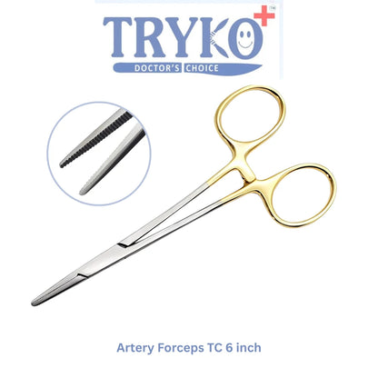 Artery Forceps Straight TC 6 inch