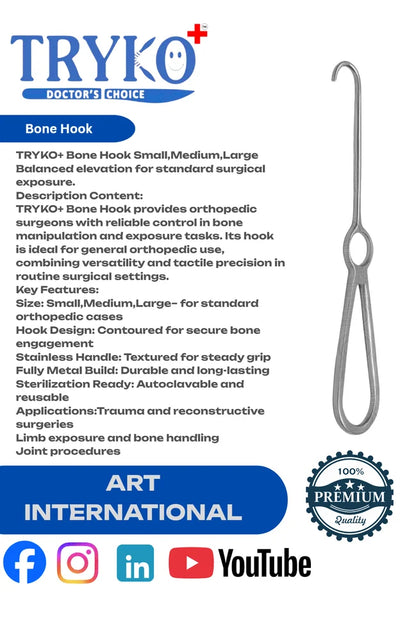 Bone Hook Small, Medium & Large