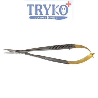Castroviejo Scissor, Flat Handle, Straight 6 Inch, 7 Inch & 8 Inch T.C