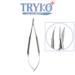 Castroviejo Scissor, Round Handle, Curved 8"