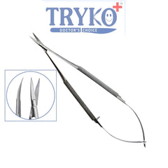 Castroviejo Scissor, Round Handle, Curved 8"