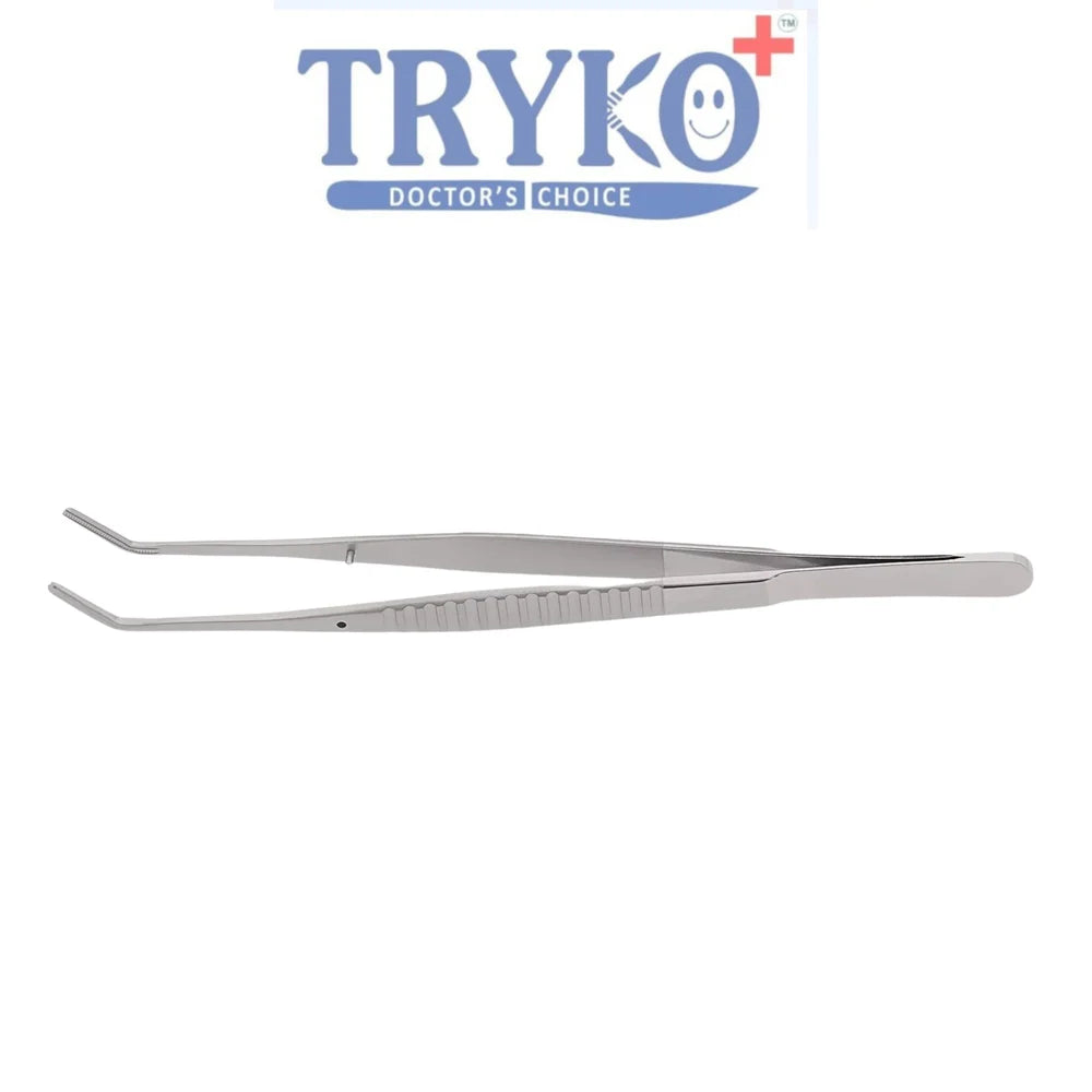 DISSECTING FORCEPS 6",7" & 8" ANGLED DEBAKEY VASCULAR (TITANIUM)