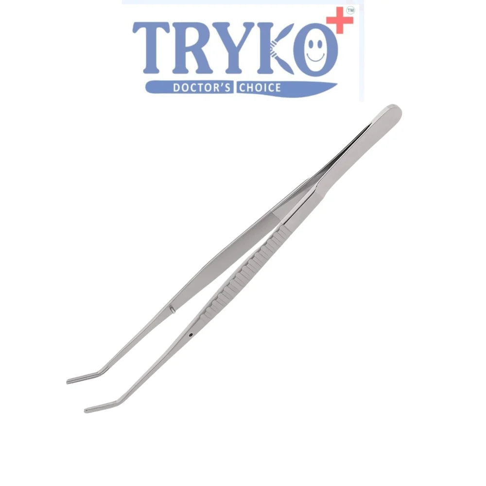 Dissecting Forceps, Angled DeBakey Vascular 7"
