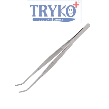 Dissecting Forceps, Angled DeBakey Vascular 7"