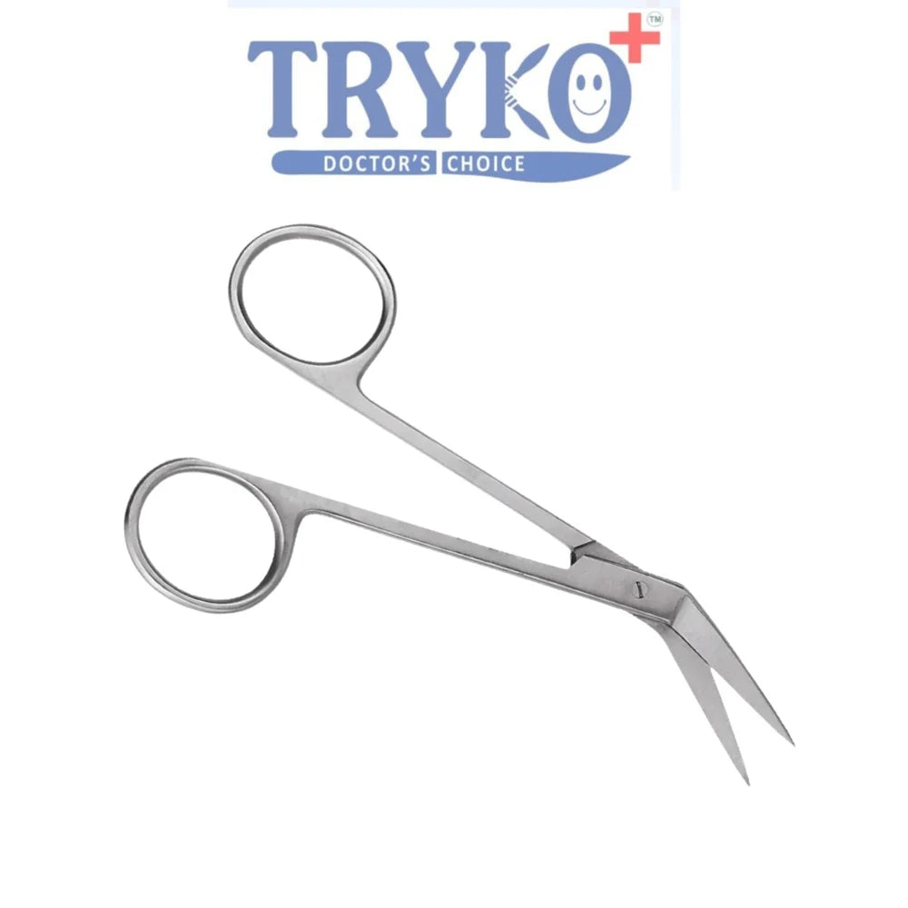 Iris Scissor, Angular, 4.5 Inch