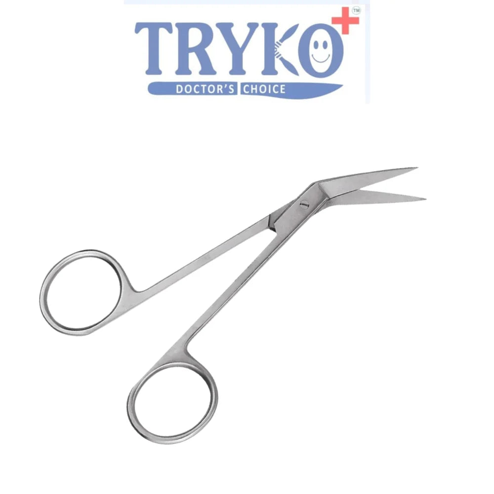 Iris Scissor, Angular, 4.5 Inch