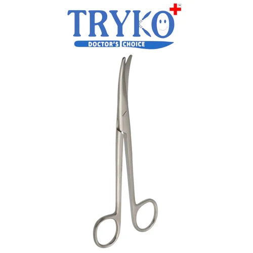 Mayo Scissors Curved 5.5", 6.5", 7.5", 8.5", 9" & 10 Inch Brand TRYKO+