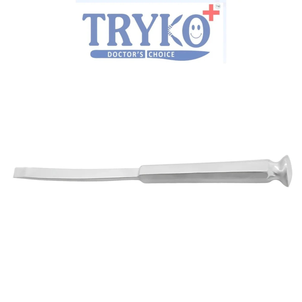 Bone Osteotome Stainless Steel 5MM, 10MM, 15MM,20MM  Curved