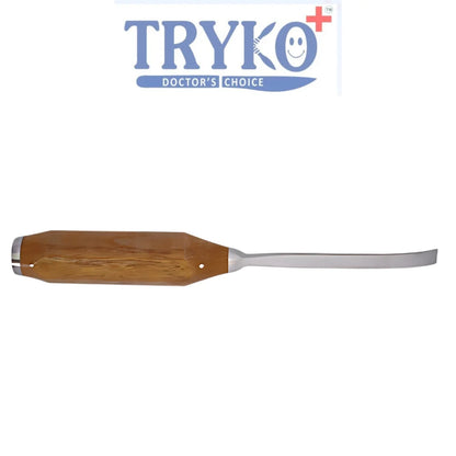 Bone Osteotome Tikki Waali Fiber Handle 5mm, 10mm, 15mm & 20mm Curved