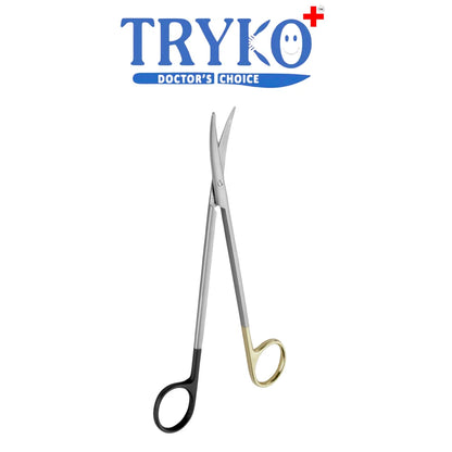 Metzenbaum Scissor Supercut with T.C Curved in 6 Inch, 7 Inch & 8 Inch