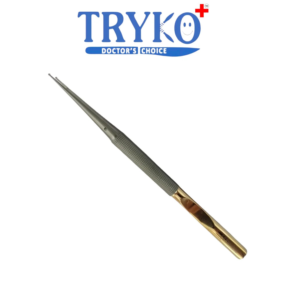 Micro Ring Forceps Diamond Dust with Balancer 7 Inch Brand TRYKO+