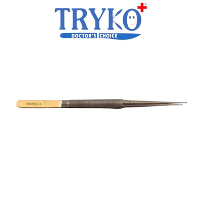 Micro Ring Forceps Diamond Dust with Balancer 8 Inch