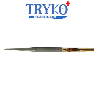 Micro Ring Forceps Diamond Dust with Balancer 7 Inch Brand TRYKO+