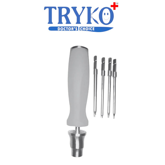 Screwdriver Adjustable with Universal Handle Brand TRYKO+