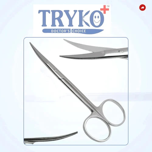 Straight Iris Scissor 4", 4.5", 5" & 6"