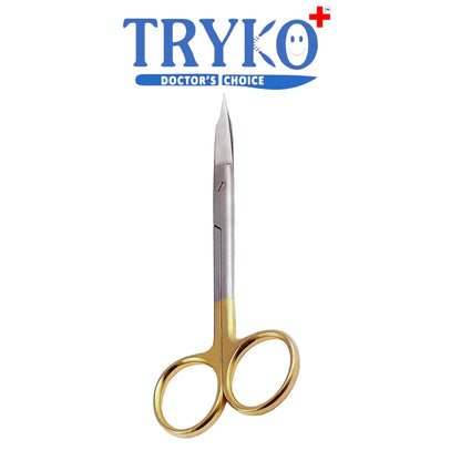 Steven Scissors TC Straight 4 Inch, 6 Inch, 7 Inch & 8 Inch  Brand TRYKO+